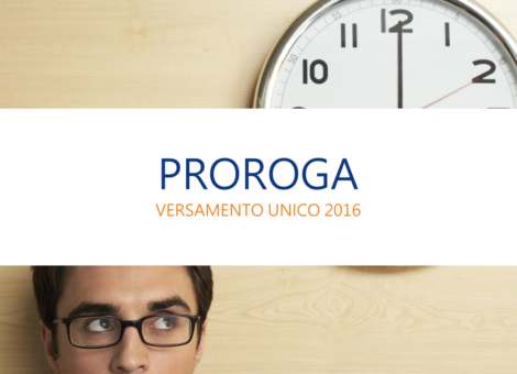 Proroga versamento unico 2016