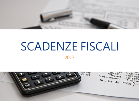 Scadenze fiscali 2017